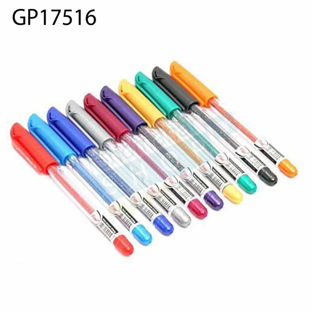 GP17516 - 01 Multicolor Flair Sparkle Glitter Gel Pen (10pcs) | গ্লিটার জেল পেন - Image 1