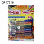 Multicolor Flair Sparkle Glitter Gel Pen (10pcs) | গ্লিটার জেল পেন - Image 3
