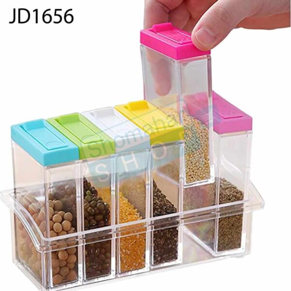 Spice Jars Dispenser / Masala Rack | মশলা রাখার জার