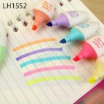 Amoyer Mini Highlighter Pen (Leaf Shaped) | মিনি হাইলাইটার পেন - Image 2