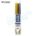 DOMS Metallic Brush Pens (2pcs) |  ব্রাশ কলম - Image 2