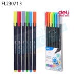 Deli FineLiner Color Pen (6 shades) | ডেলি ফাইনলাইনার কালার পেন - Image 3