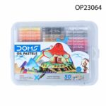 DOMS Oil Pastels 50 Shades Plastic Pack | অয়েল পেস্টেল ৫০ শেড প্লাস্টিক প্যাক