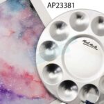 Mont Marte Aluminium Round Palette | অ্যালুমিনিয়াম রাউন্ড প্যালেট - Image 2