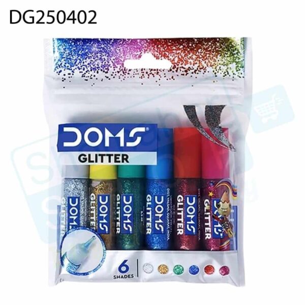 DOMS Glitter Color 6 Shades | গ্লিটার কালার