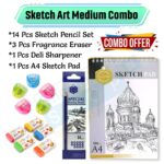 Sketch Art Medium Combo | স্কেচ আর্ট মিডিয়াম কম্বো