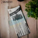 Keepsmiling 12pcs Silver Artist Brush Set